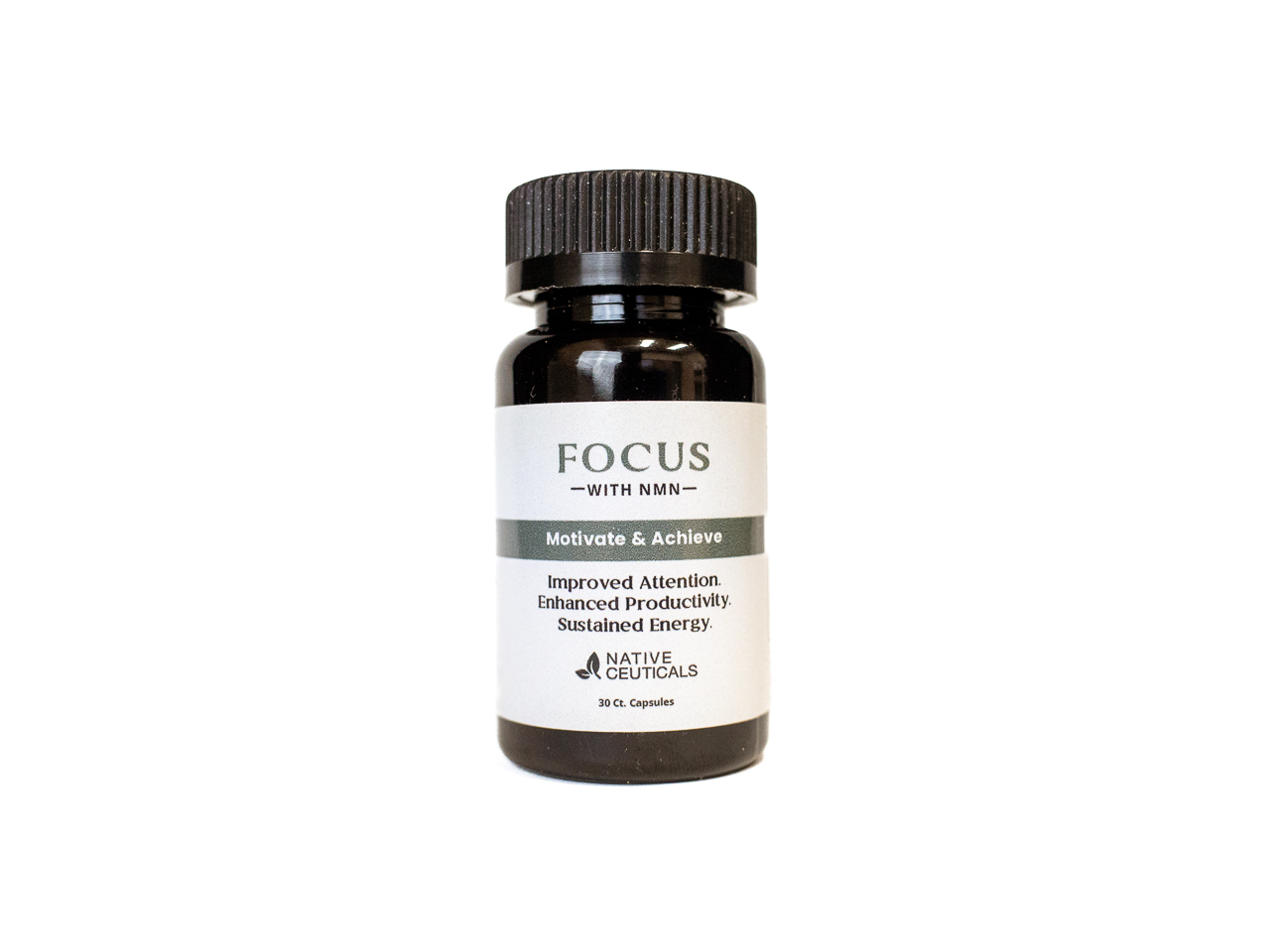 Focus CBG capsules 300mg with L-Theanine and NMN
