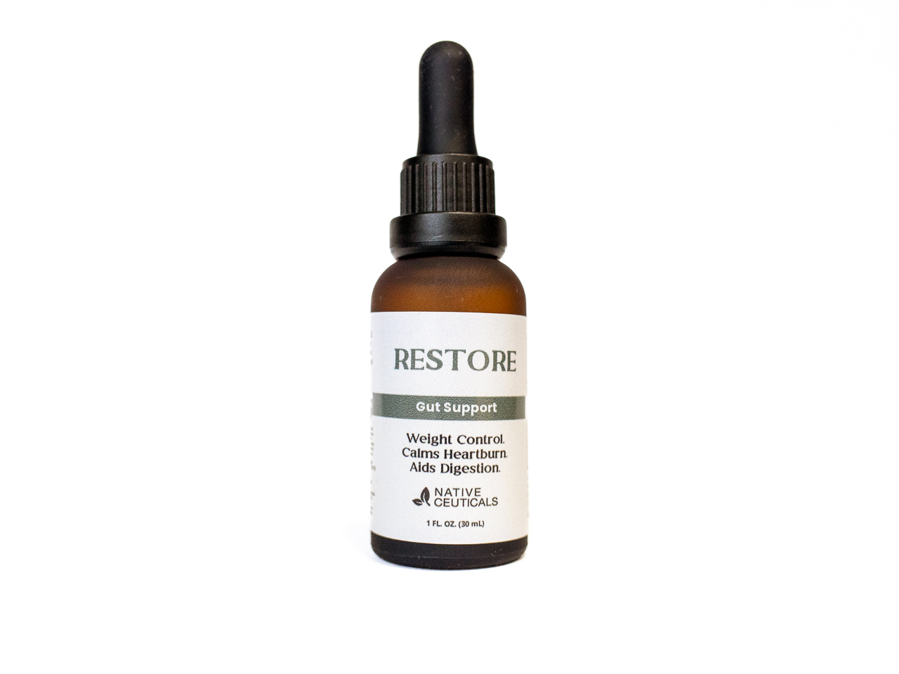 Restore CBD Tincture 600mg for gut support with blueberry seed oil and juniper berry oil